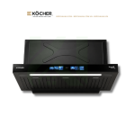 Máy Hút Mùi Âm Tủ Köcher TURBO X3D-350D 70cm – Smart 3D, Booster 1800m³/h, Cảm Ứng Vẫy Tay, Ultra Swing Siêu Êm