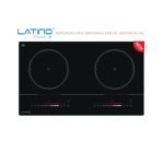 Bếp Từ Đôi Latino LT-I2D1098L Inverter – Kính Platinum Ceramic, Booster, 12 Mức Công Suất, Nhập Khẩu Malaysia