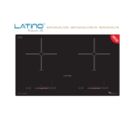 Bếp Từ Đôi Latino LT-I2D9086L Malaysia – Kính Nano Đen Nhám, Inverter, Booster, 2 Vùng Nấu 2500W