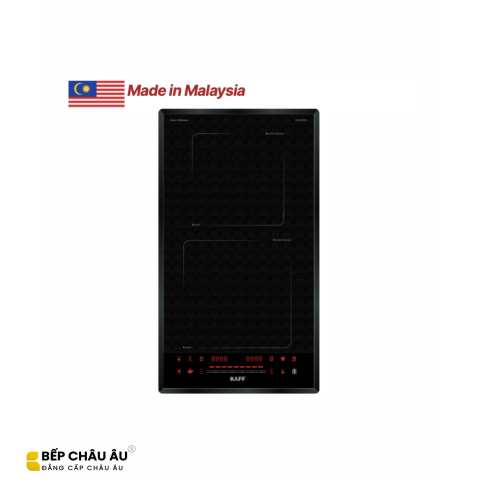 Bếp Từ Domino KAFF KF-H33DIS Malaysia – Inverter, Slider, Booster 3200W, Mặt Kính Crystal