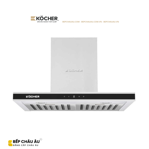 Máy Hút Mùi Köcher K-225C 70cm/90cm – Chữ T Cao Cấp, Hút 1400m³/h, Ultra Swing Siêu Êm, Made in Malaysia