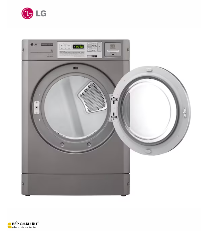 Máy Sấy Công Nghiệp LG CDG27RUQES Giant Coin 10kg – Sấy Điện Thông Khí, Cảm Biến Độ Ẩm, Quản Lý Wi-Fi