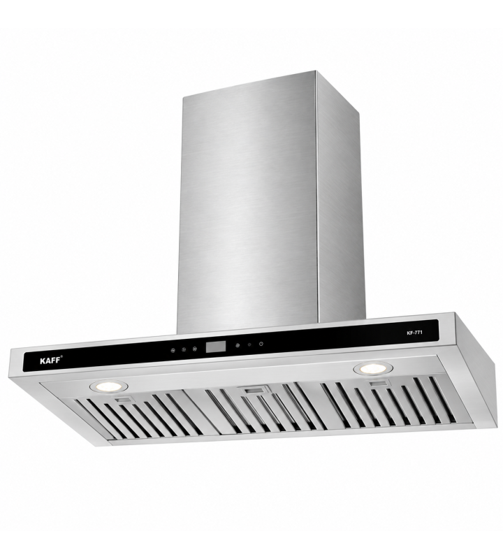 Máy Hút Mùi KAFF KF-771 / KF-991 Kính Toa Inox Cảm Ứng 1000m³/h