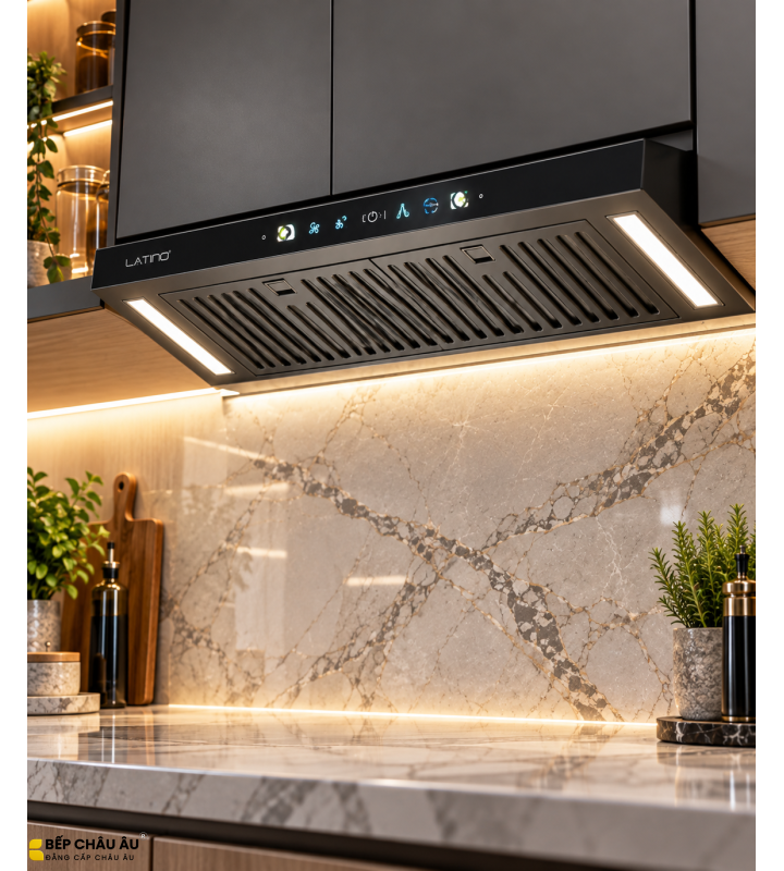 Máy Hút Mùi Latino LT-V.8 PURIO Âm Tủ 70cm – Điều Khiển Vẫy Tay Thông Minh