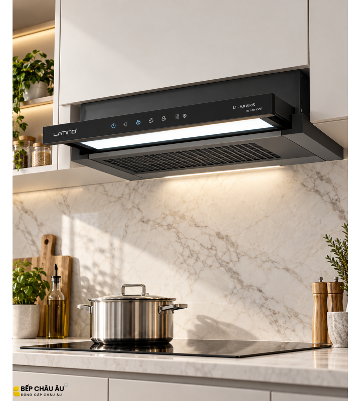 Máy Hút Mùi Latino LT-V.8 AIRIS Âm Tủ 70cm – Điều Khiển Vẫy Tay Thông Minh