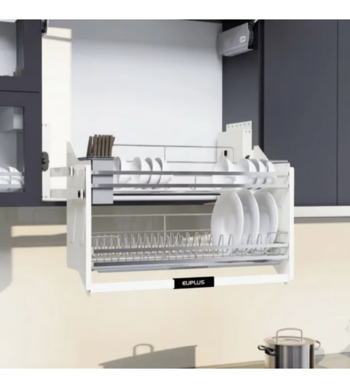GIÁ BÁT ĐĨA NÂNG HẠ EUPLUS INOX 304