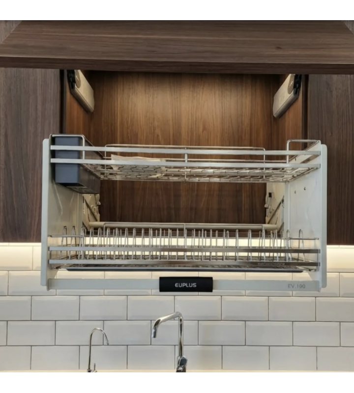 GIÁ BÁT ĐĨA NÂNG HẠ EUPLUS INOX 304