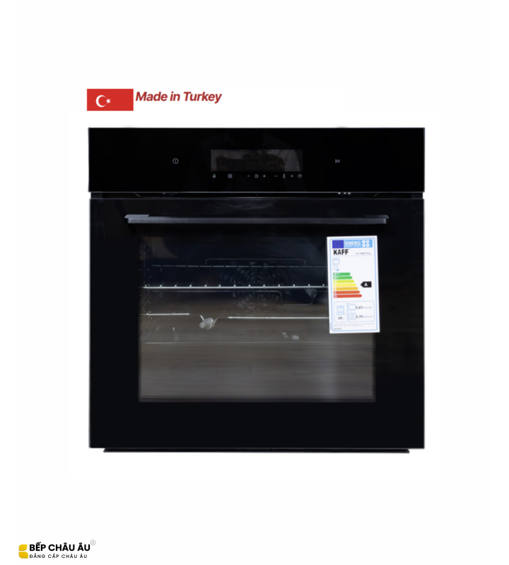 Lò Nướng Âm Tủ KAFF KF-T90S PLUS 69 Lít Thổ Nhĩ Kỳ – 10 Chức Năng, Nướng 3D, Xiên Quay, Cảm Ứng LED
