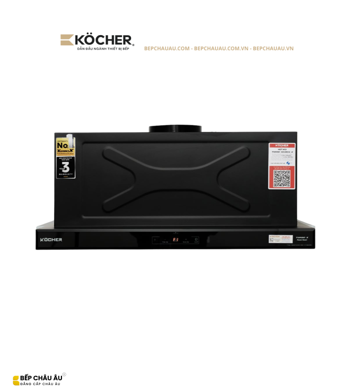 Máy Hút Mùi Kocher Turbo X-350D Âm Tủ 70cm – Booster 1800m³/h, Cảm Ứng Vẫy Tay, Ultra Swing Siêu Êm