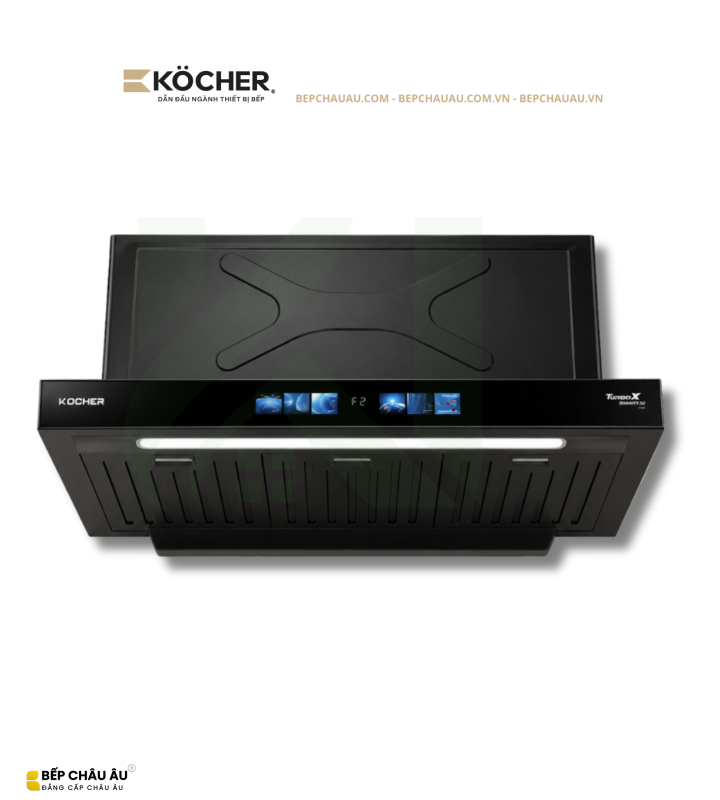 Máy Hút Mùi Âm Tủ Köcher TURBO X3D-350D 70cm – Smart 3D, Booster 1800m³/h, Cảm Ứng Vẫy Tay, Ultra Swing Siêu Êm